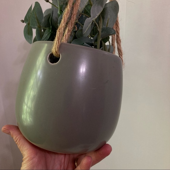 Hanging Ceramic Pottery Planter - Picture 2 of 5